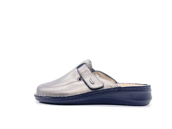 GRUNLAND Ciabatte Estraibili Donna Dami Peltro