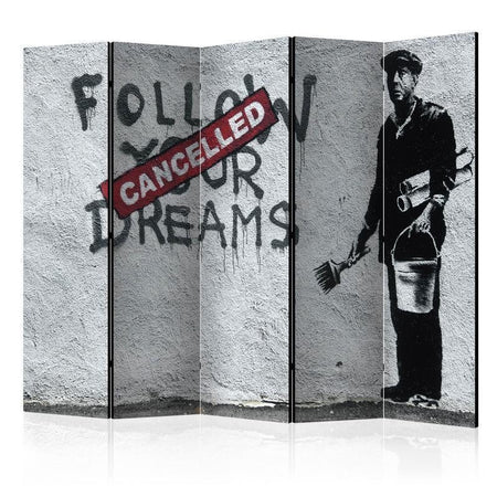 Paravento Dreams Cancelled (Banksy) II [Room Dividers]