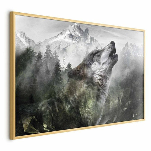 Poster - Howling Wolf