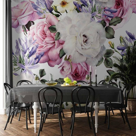 Carta da Parati Giardino Sentimentale Colorato