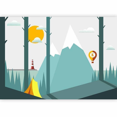 Fotomurale On the Camping