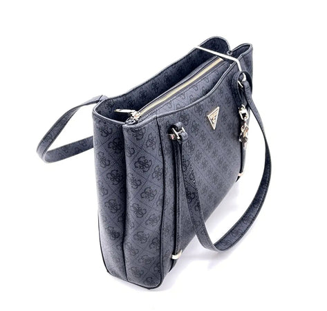 GUESS Borsa a Spalla Donna ECO ERICA Coal Logo