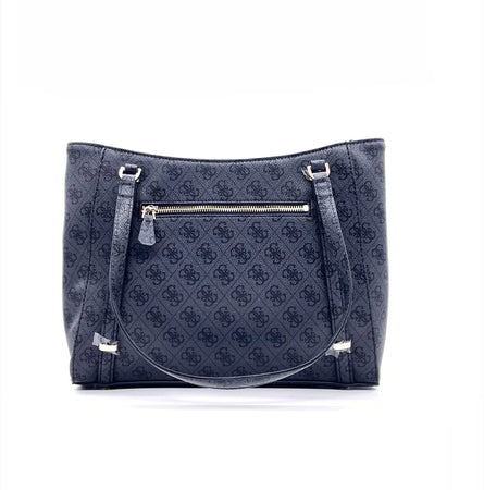 GUESS Borsa a Spalla Donna ECO ERICA Coal Logo