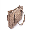 GUESS Borsa a Spalla Donna ECO ERICA Latte Logo