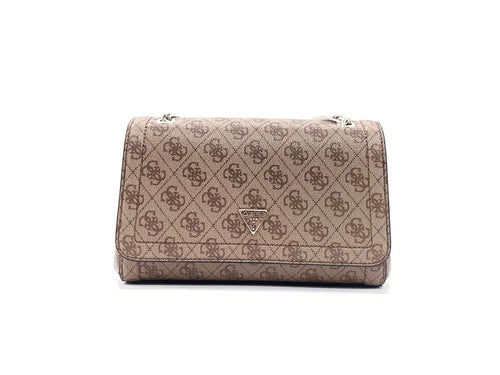 GUESS Borsa donna a tracolla NOELLE II Latte Logo