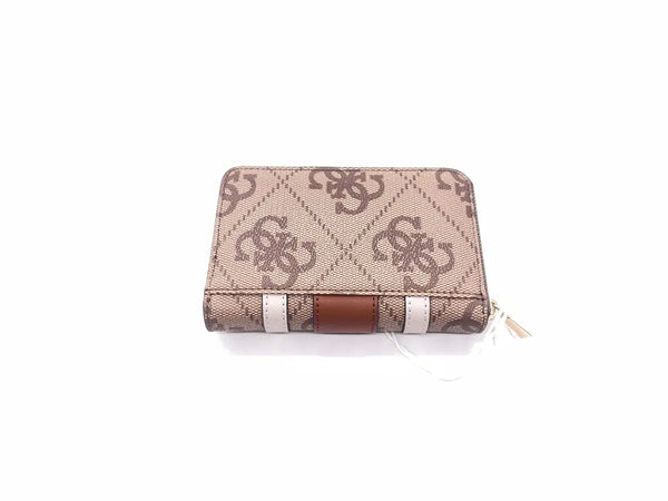GUESS Portafoglio Donna Erenia Latte Logo