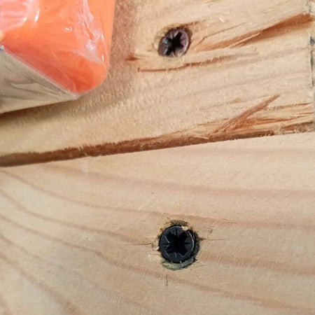 Vite 5,0x80/60mm - 200pz TPS testa conica bronzata per legno truciolare parzialmente filettata