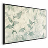 Poster - Watercolor Green-Beige Leaves