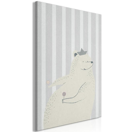 Quadro Teddy Bear Gourmand (1 Part) Vertical