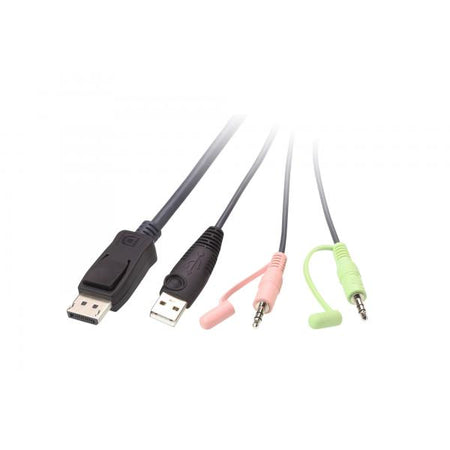 Switch KVM per doppio schermo DisplayPort (ThunderBolt) 2 USB, CS22DP