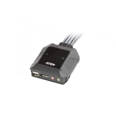 Switch KVM per doppio schermo DisplayPort (ThunderBolt) 2 USB, CS22DP