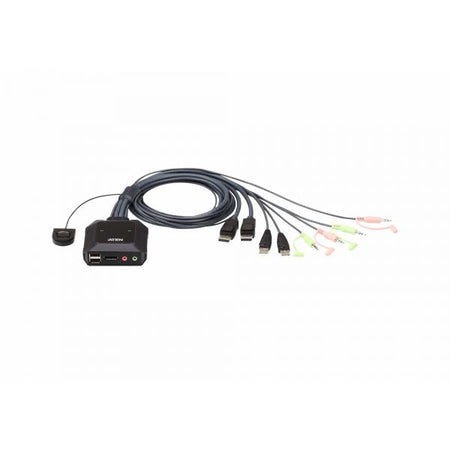 Switch KVM per doppio schermo DisplayPort (ThunderBolt) 2 USB, CS22DP
