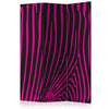 Paravento Zebra pattern (violet) [divisori da interno]