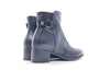 NeroGiardini Stivaletto  donna pelle nera tacco basso zip laterale