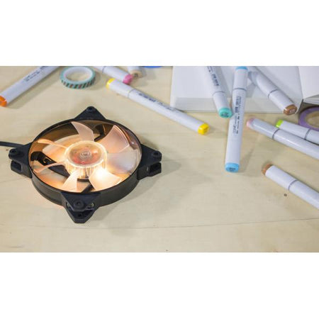 MasterFan Pro 120 Air Flow RGB PACK- ventola 120mm LED- 650 ~ 1100 RPM- 3in1 con controller RGB