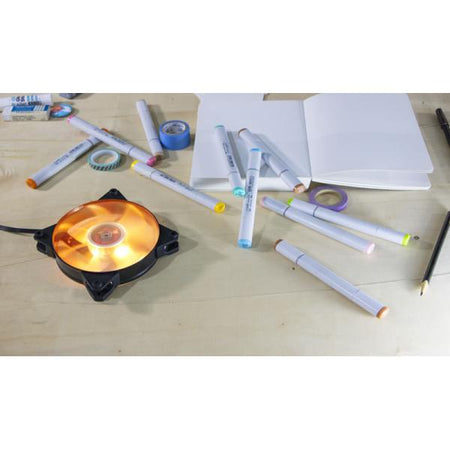 MasterFan Pro 120 Air Flow RGB PACK- ventola 120mm LED- 650 ~ 1100 RPM- 3in1 con controller RGB