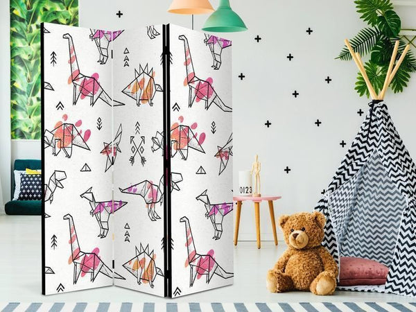 Paravento Origami Dinosaurs [divisori da interno]