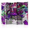 Paravento Purple Graffiti [divisori da interno]