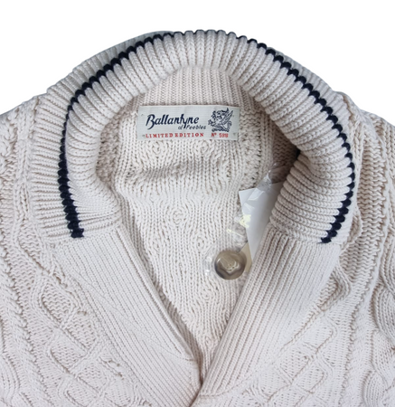 Cardigan Uomo Ballantyne Jaquard - Eleganza Italiana in Maglia Premium