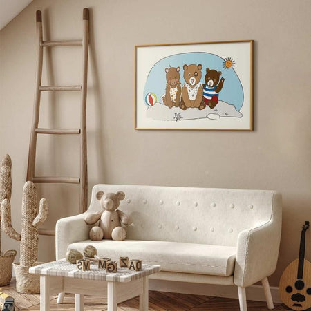 Poster - Bears on the Beach