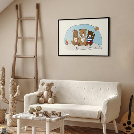 Poster - Bears on the Beach