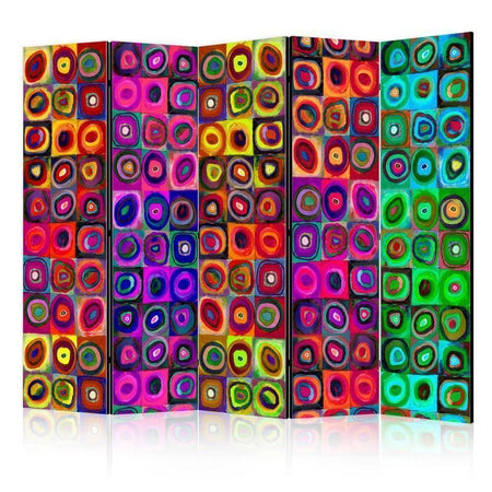 Paravento Colorful Abstract Art II [divisori da interno]