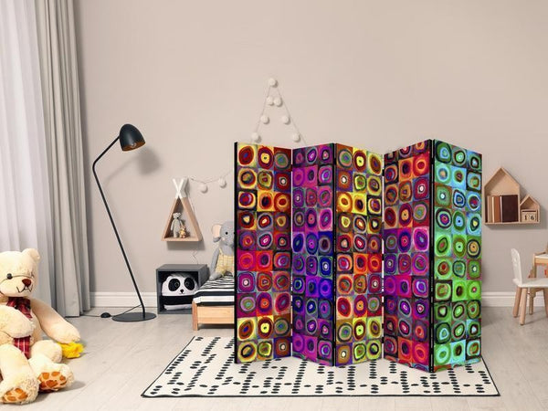 Paravento Colorful Abstract Art II [divisori da interno]