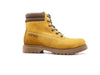 Scarponcini uomo camoscio giallo senape stile outdoor work boot