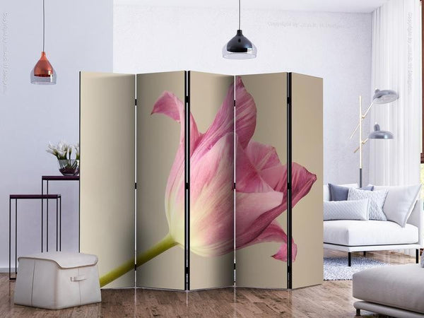 Paravento Pink tulip II [Room Dividers]