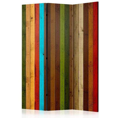 Paravento Wooden rainbow [divisori da interno]