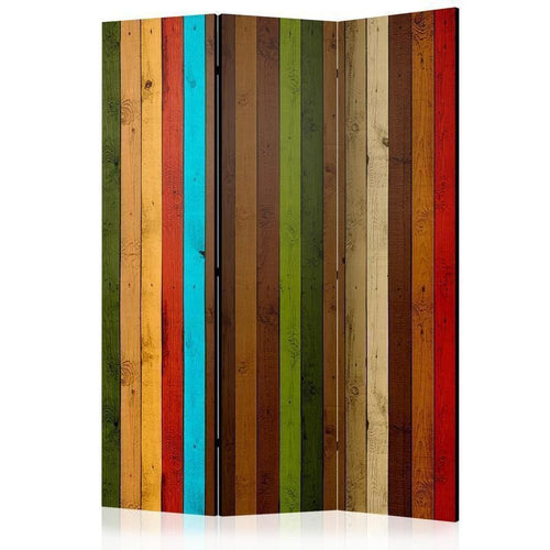 Paravento Wooden rainbow [divisori da interno]
