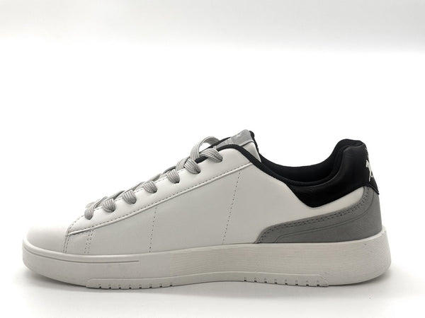 LaMartina sneakers uomo Bombonera Cup bianco grigio e blu