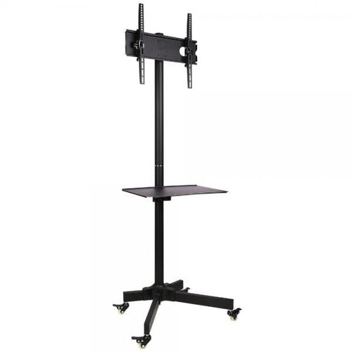 Supporto a Pavimento con Mensola Trolley TV LCD/LED/Plasma 23''-55''
