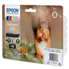 Epson Multipack 378 - Confezione da 6 - Nero, Giallo, Ciano, Magenta, Magenta chiaro, Ciano chiaro