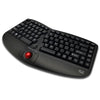 Adesso Tru-Form Media 3150 tastiera Universale RF Wireless QWERTY Inglese US Nero (WIRELESS ERGONOMIC TRACKBALL - KEYBOARD WKB-3150UB) - Versione UK