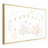 Poster - Moon and Stars