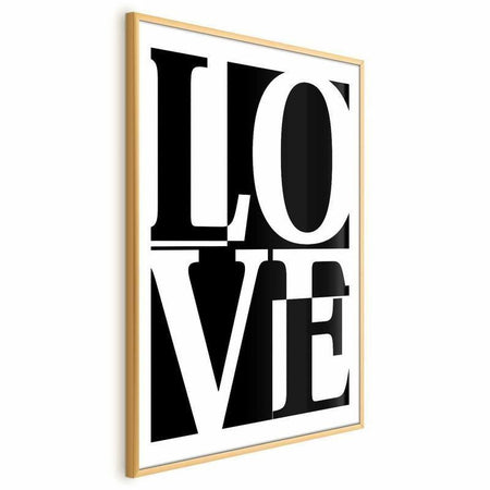 Poster - Black-and-White Love