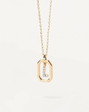 PDPAOLA - COLLANA CON LETTERA L MINI