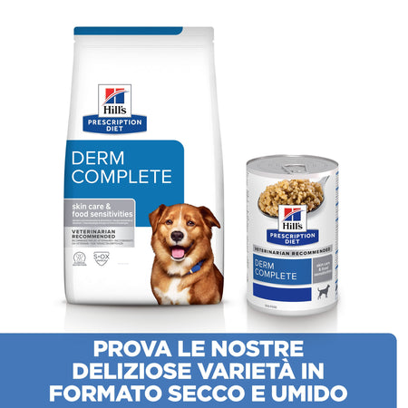 Hill's Prescription Diet Derm Complete secco Cani Adulti