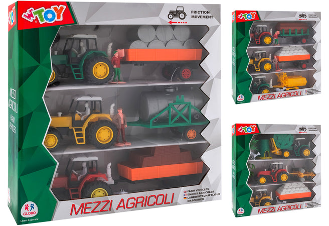 Tris mezzi agricoli