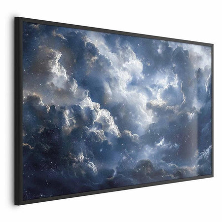 Poster - Astronomical Wonders: Clouds and Stars in Harmonious Union