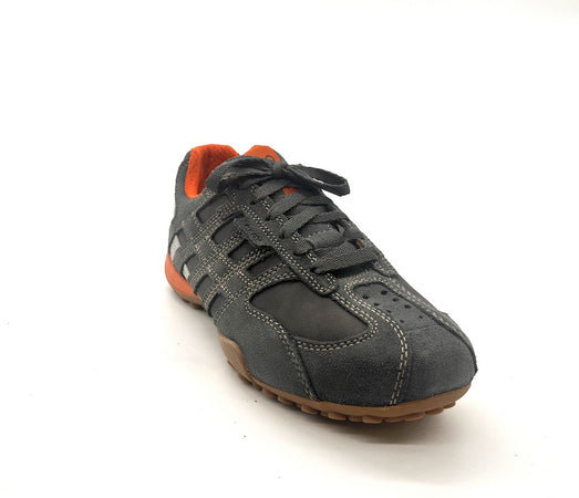 GEOX Sneakers uomo SNAKE Camoscio e Nabuk Grey