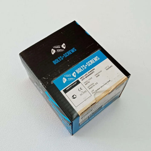 Vite 6x100mm - 100pz per legno mordente tirafondo testa esagonale TE