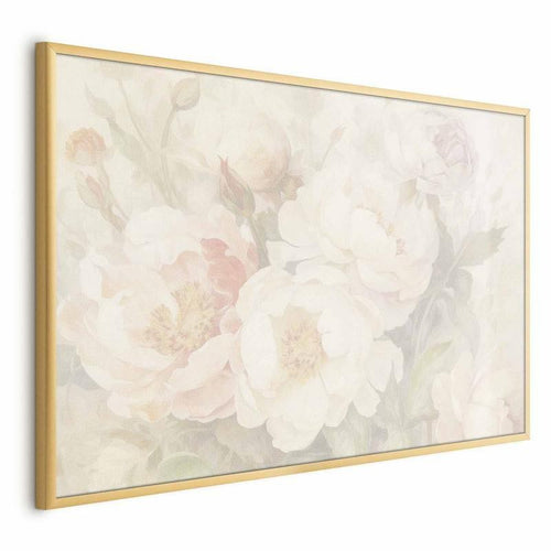 Poster - Peonies in the Mist