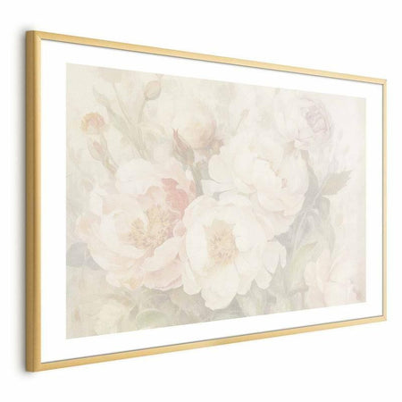 Poster - Peonies in the Mist