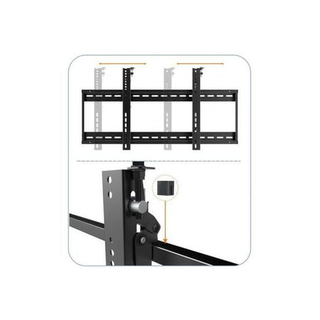 Supporto a muro per TV LED LCD 45-70'' per applicazioni videowall