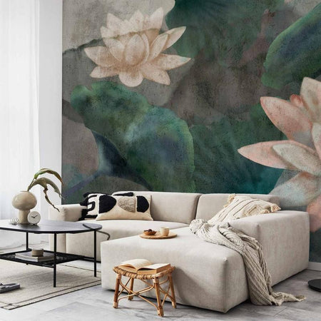 Carta da Parati Giglio Lilla