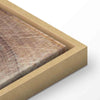 Quadro World Map: Wooden Mosaic