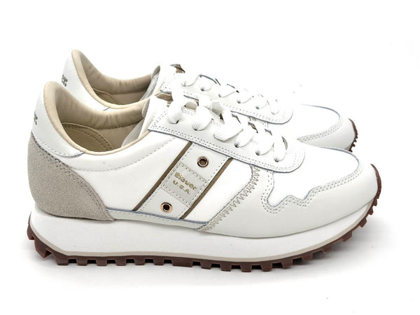 BLAUER Sneakers donna MILLEN03 White Cream