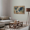 Quadro Retro Map (1 Part) Wide